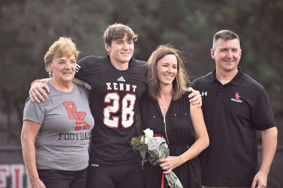 Senior Sean Meisler and family.