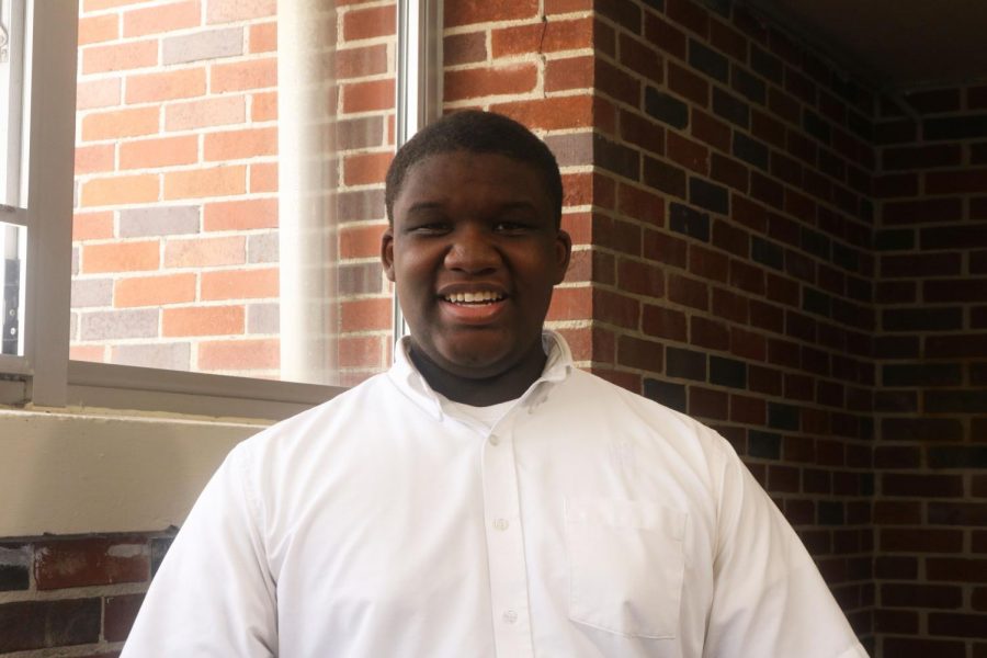 Rodney Wells (12) is the senior class president.
