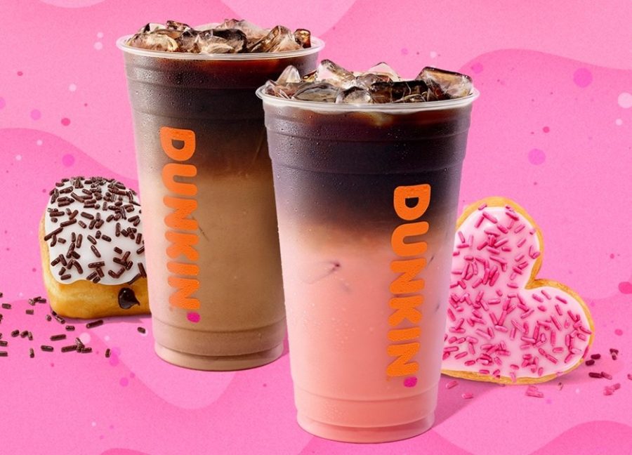 Dunkin’s Valentine’s items.