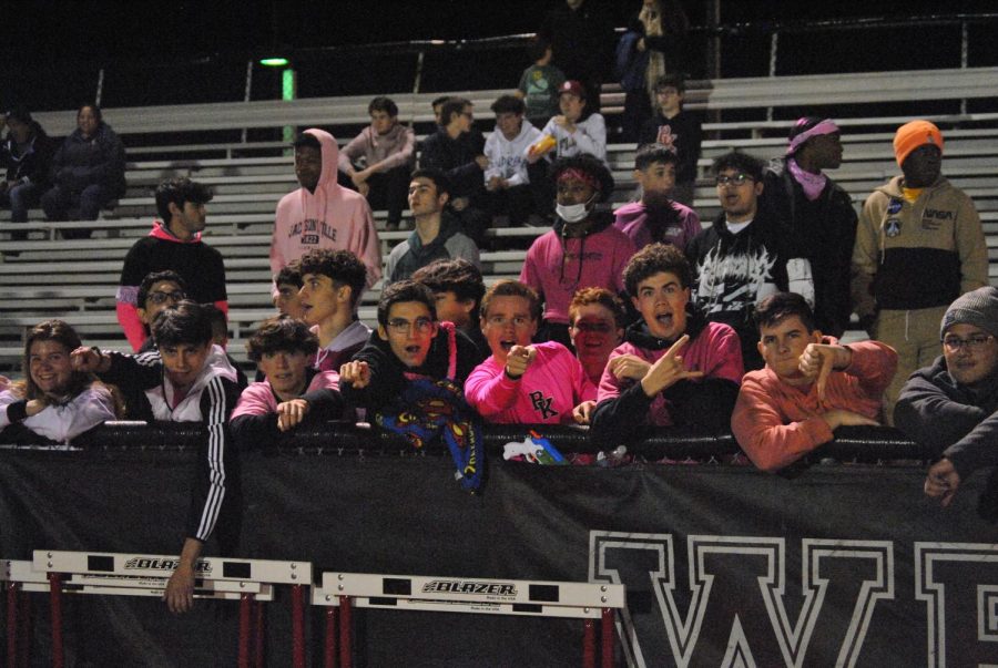 Senior Women's student section