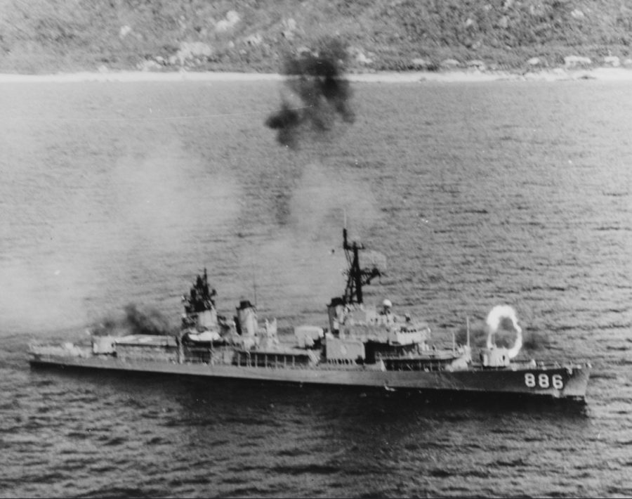 Historical photo of the USS Orleck, a United States Navy destroyer. (Photo Courtesy of Creative Commons)