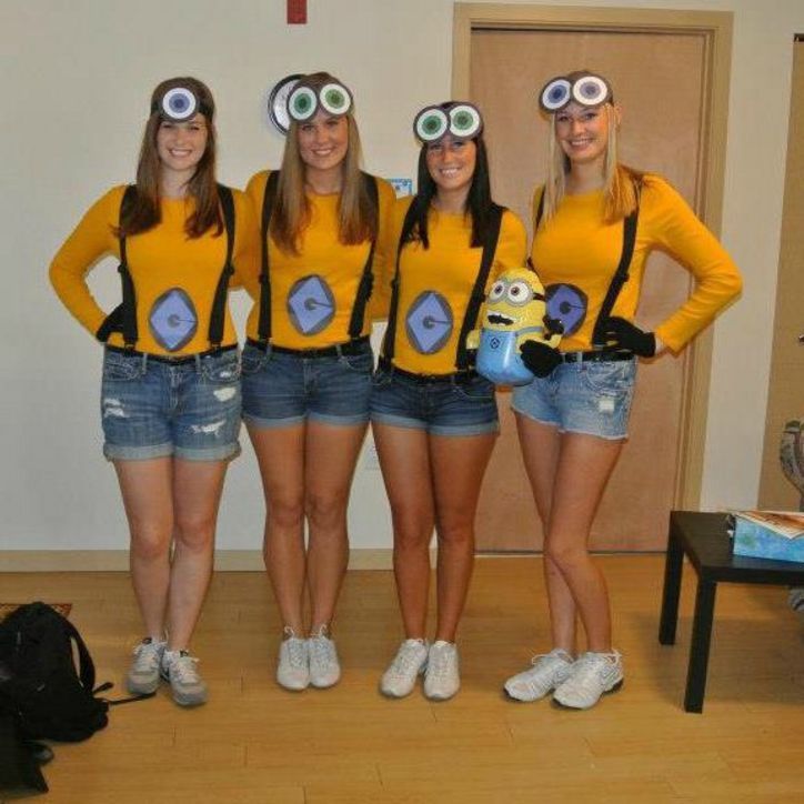 Four friends could become Minions from "Minions: The Rise of Gru." (Photo courtesy of Pinterest)