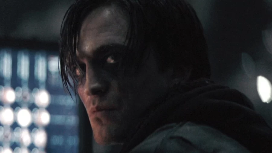 Robert Pattinson’s Bruce Wayne returns to the Batcave after a long night of crime fighting (Photo courtesy of Bloody Disgusting)