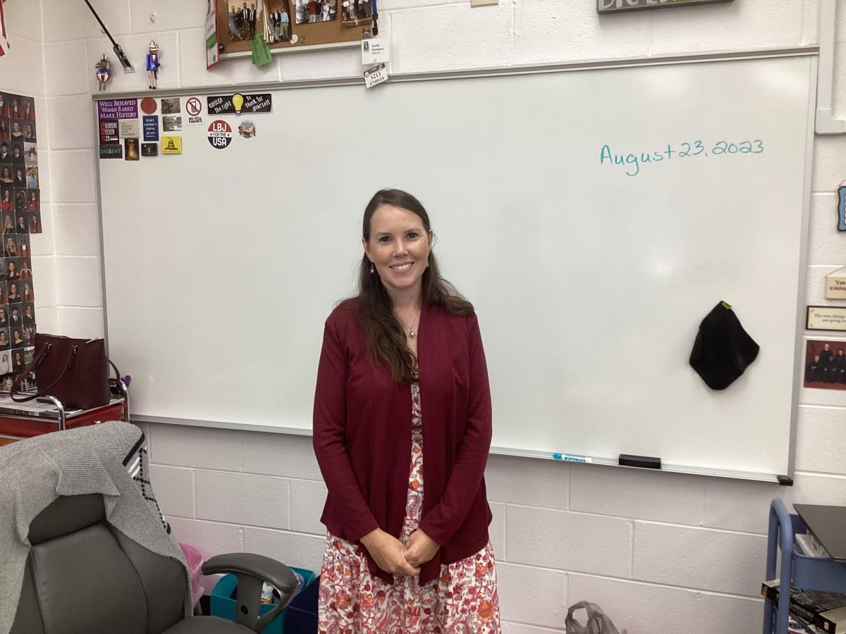 Thompson teaches AP Psychology, Psychology and United States History.