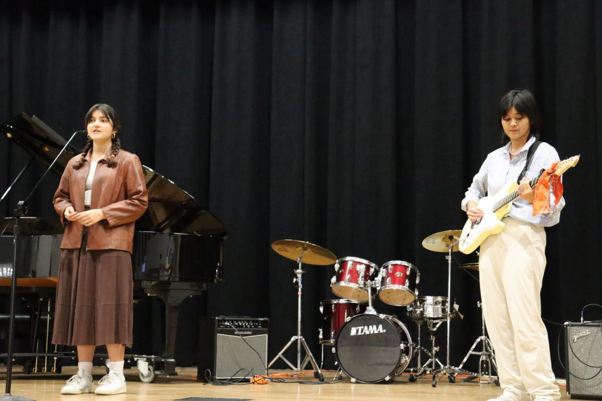 Junior Marianna Hernandez and junior Francheska Pore collaborate on a lighthearted beabadobee song