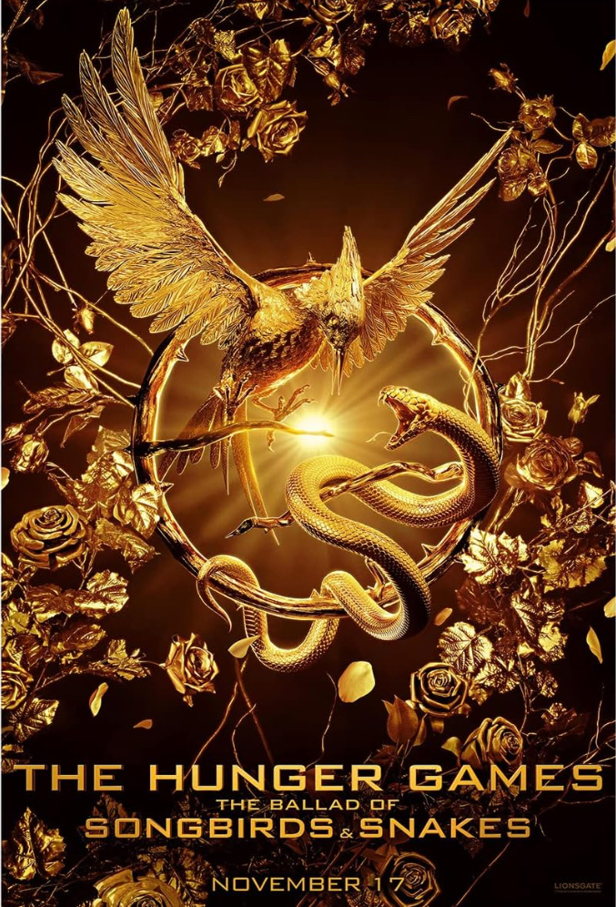 Poster for the film “Hunger Games the Ballad of Songbirds and Snakes.”(Courtesy of photo to Amazon.com)
