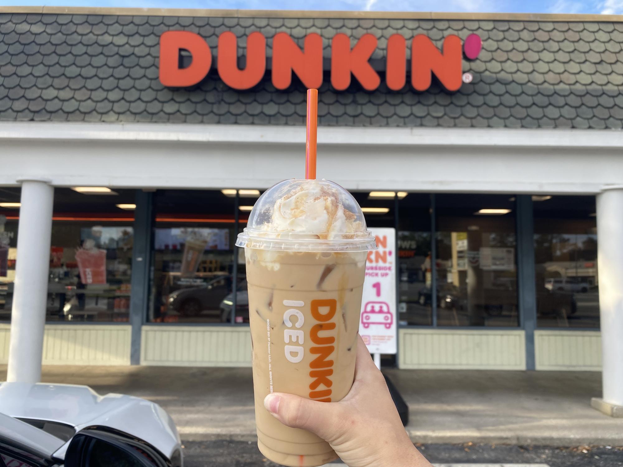 Starting off the fall season, Dunkin' releases their Iced Pumpkin Spice Latte to Jacksonville, Florida, enlightening their customers