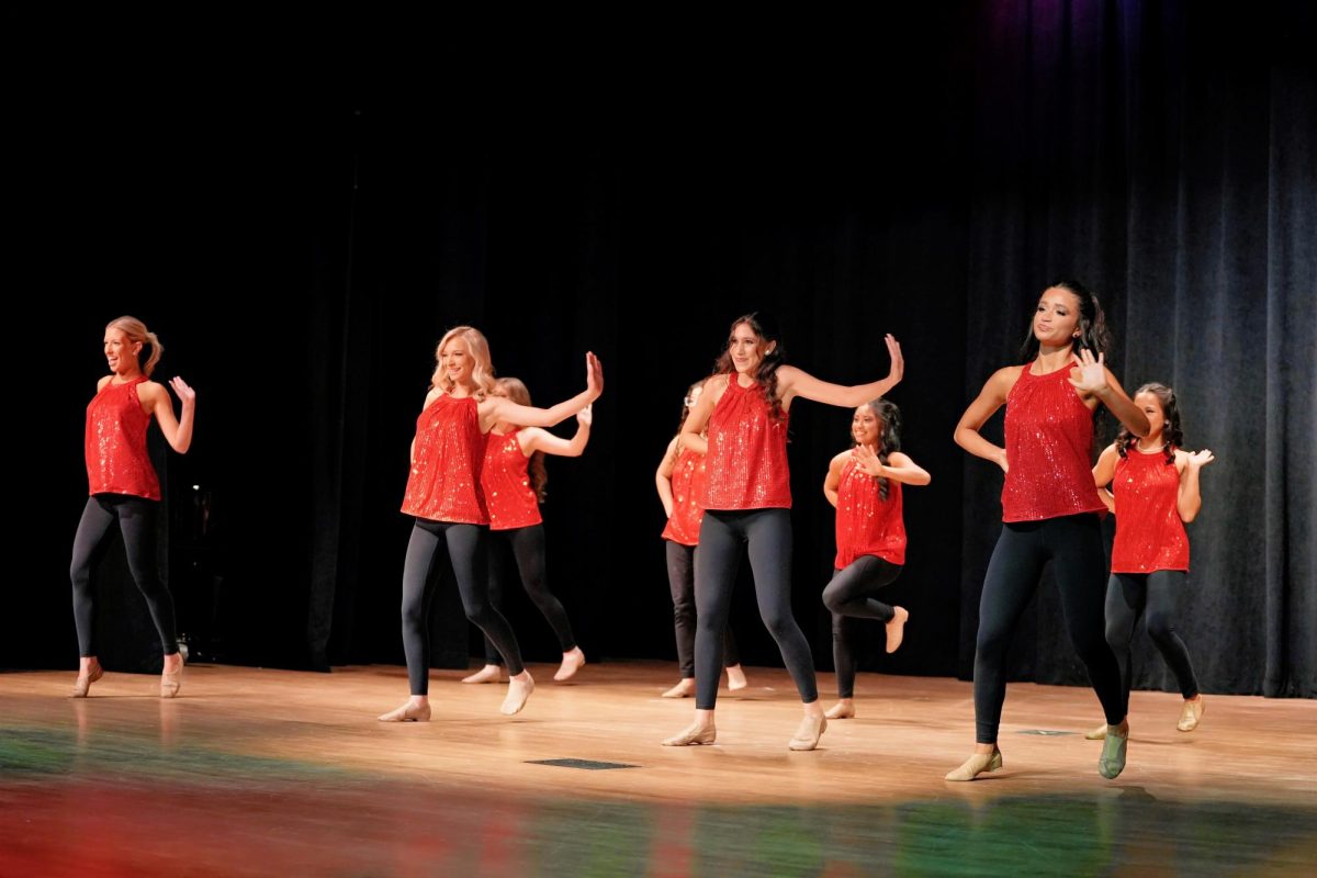 As the pageant begins, Miss BK contestants perform the opening number.
