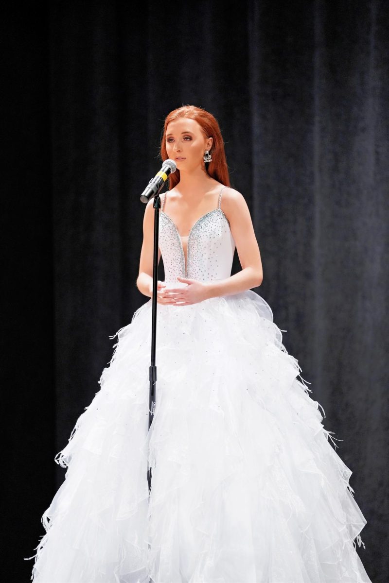 For her talent, Everly Wade sings "Never Enough," from "The Greatest Showman." 